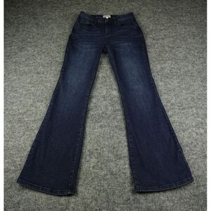 SHYANNE Jeans Womens 28 Short (28X30.5) Blue Denim Seamed Back Bootcut‎ Rodeo